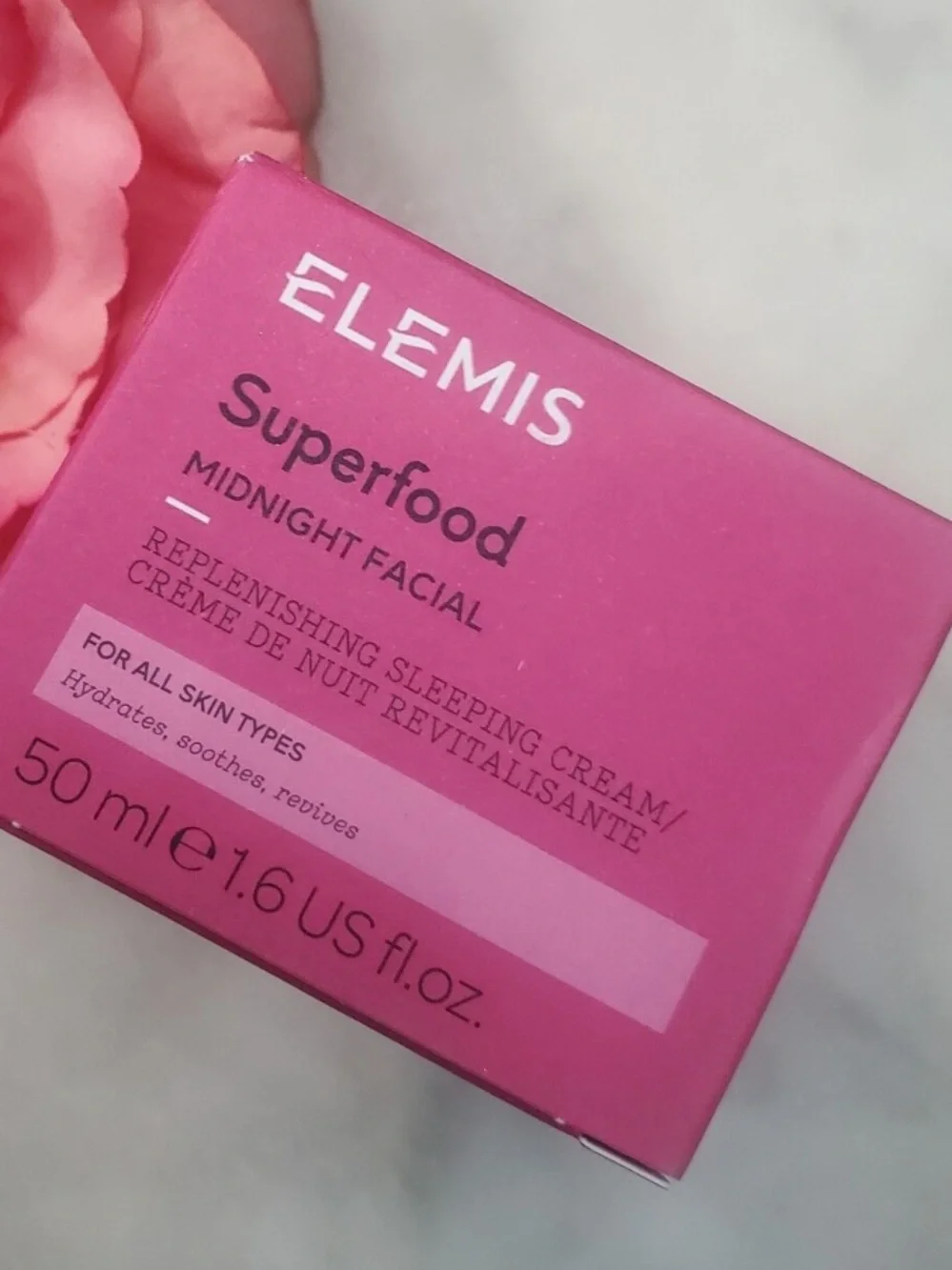 ELEMIS Superfood Midnight Facial Cream Replenishing Sleeping Cream 50 ml NEW!